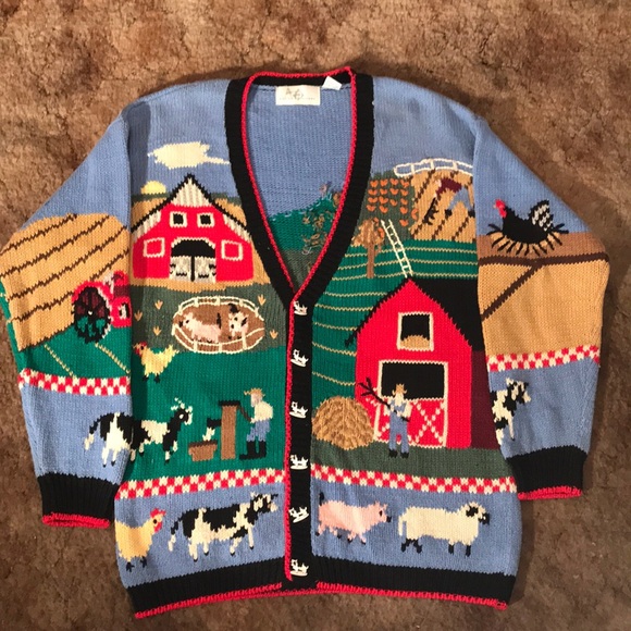 Sweaters | Farm Animal Sweater | Poshmark